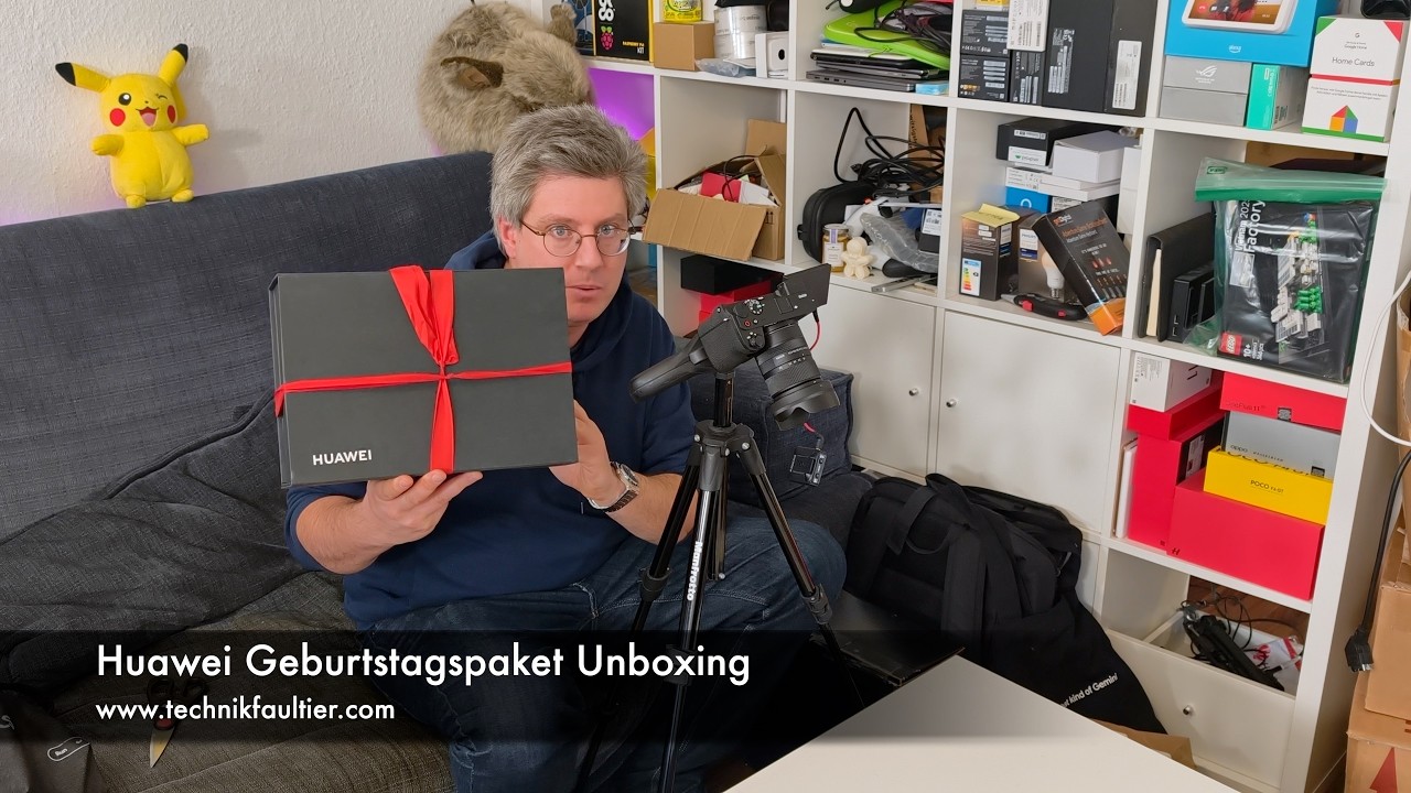 Huawei Geburtstagspaket Unboxing