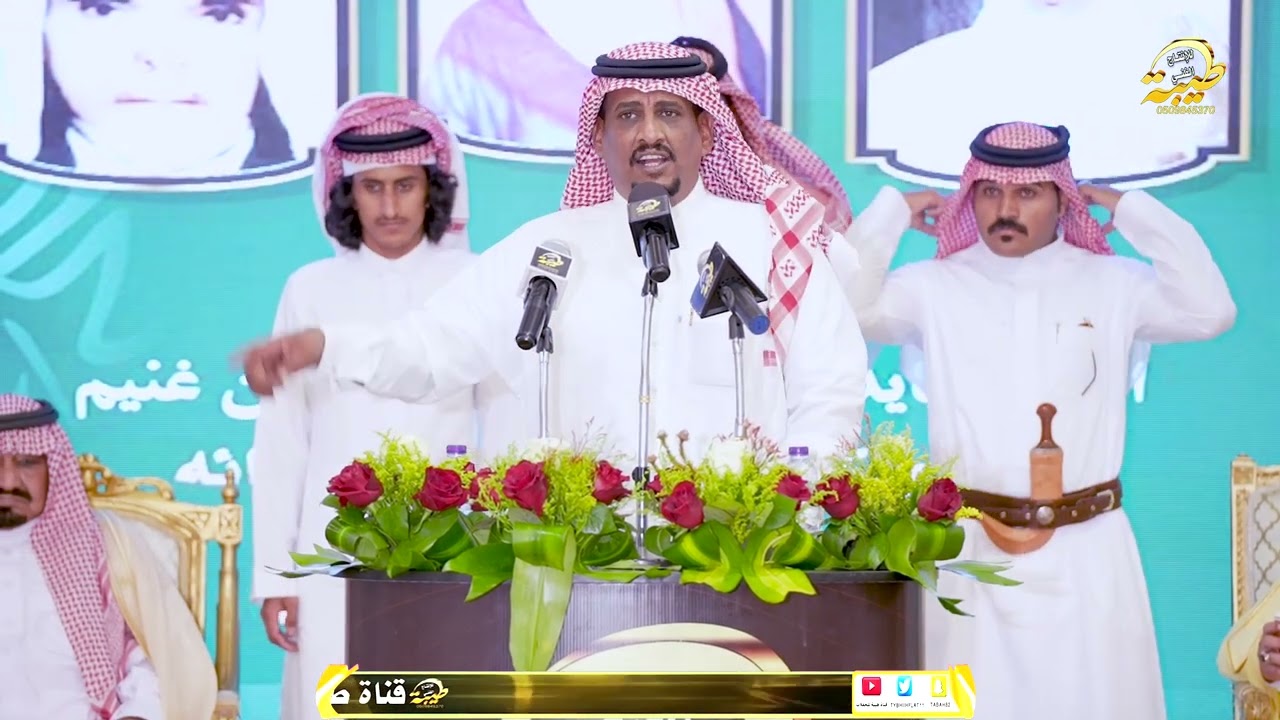 حفل الشيخ عايد بن صياح بن غنيم بمناسبة زواج أبنائه جايد و وجدي (( البرنامج  و الشيلات  ))