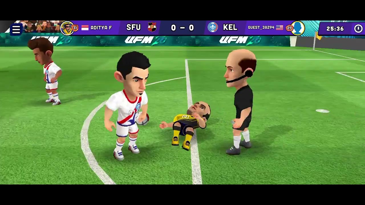 I play mini football game 🥳