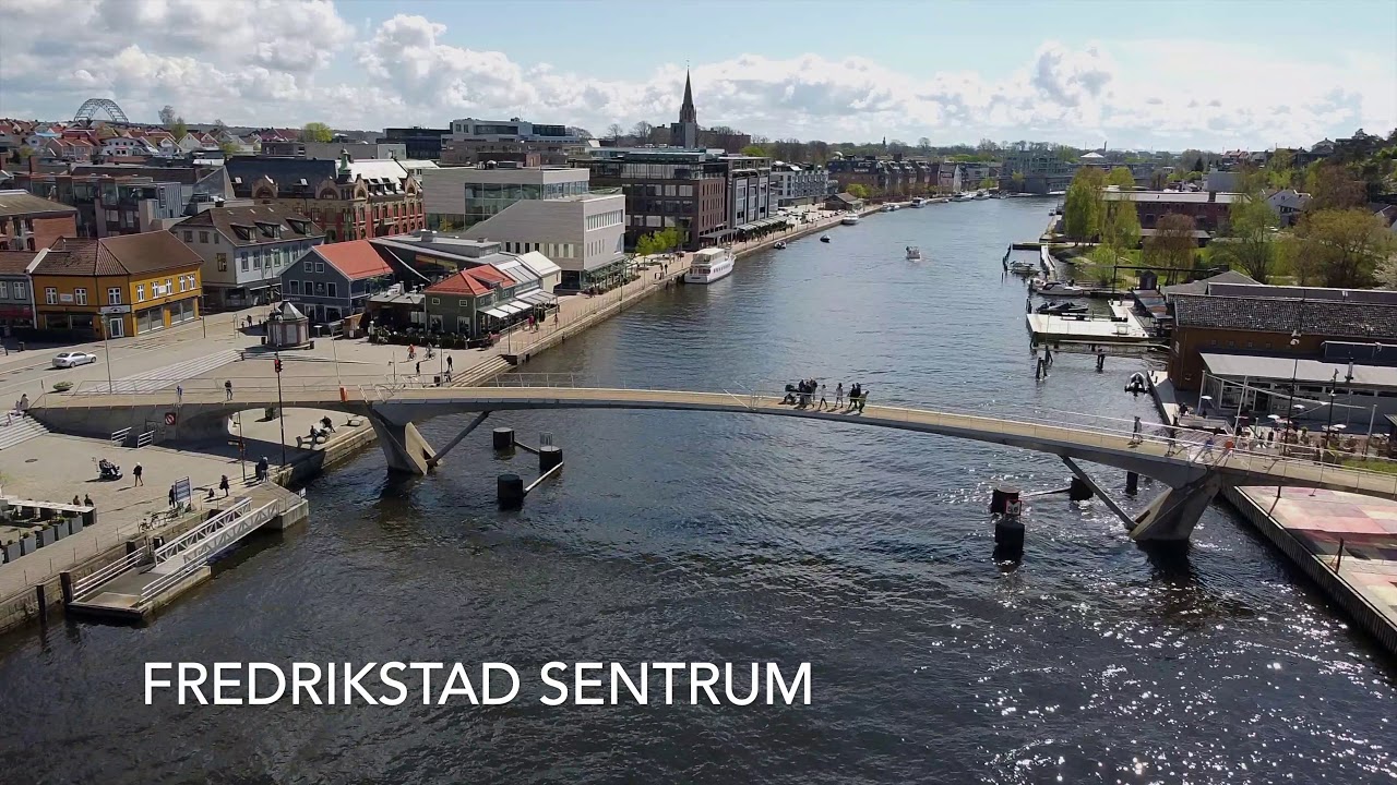 Langs Glomma fra Fredrikstad til Sarpefossen med drone