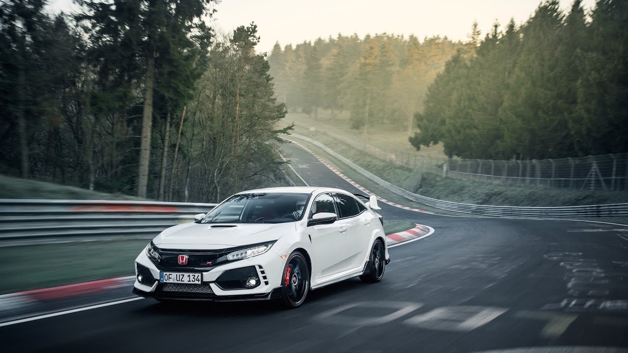 2017 Honda Civic Type R: Rekordfahrt auf der Nürburgring Nordschleife - Autophorie