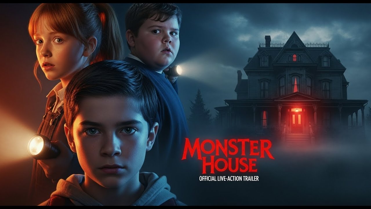 MONSTER HOUSE &ndash; Official Live-Action Trailer | The Haunted House Comes Alive