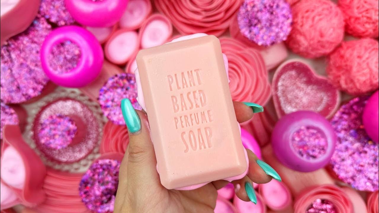 @AllaAsmr FOAM&GLITTER&STARCH★Compilation set★ASMR SOAP★Crushing soap★