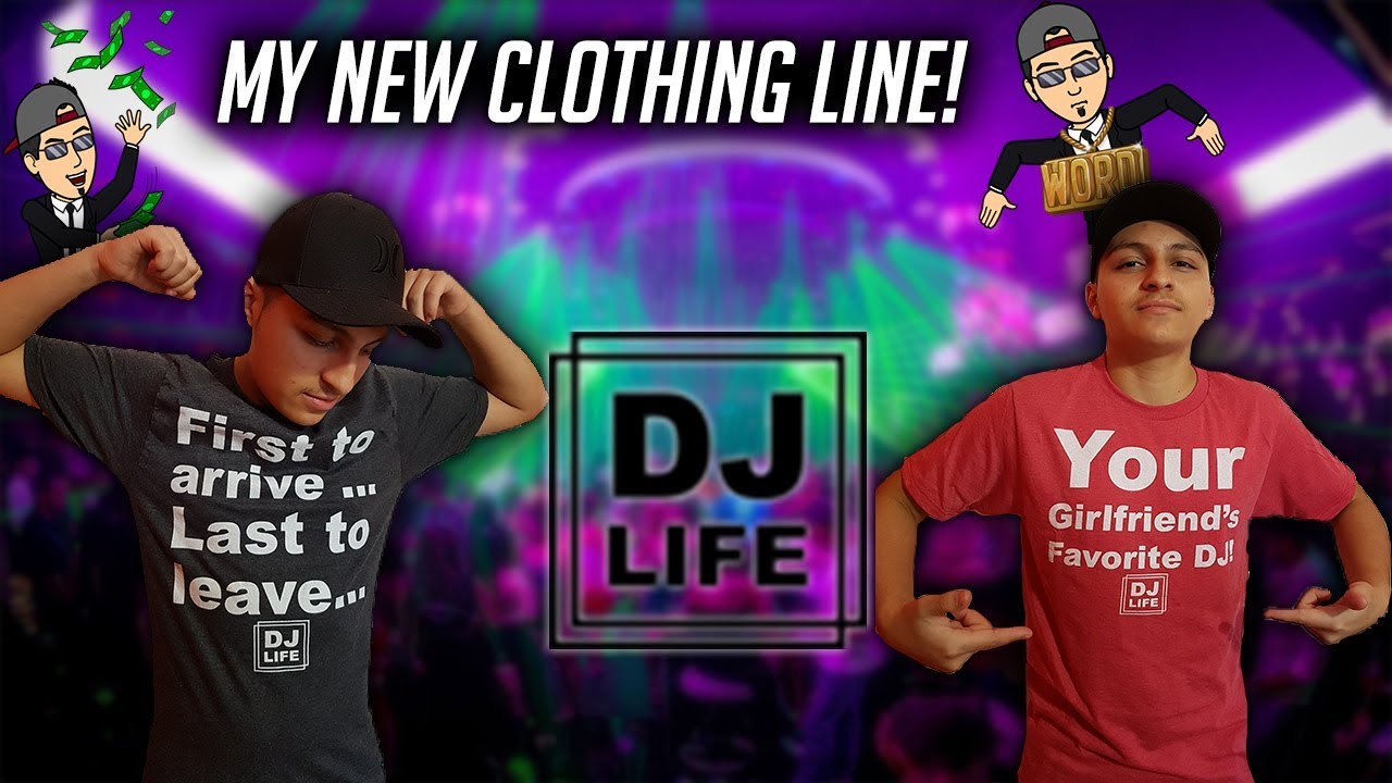 I Have A Clothing Line? | DJ Life Clothing! | DJ Rick Web! | Design By Humans!