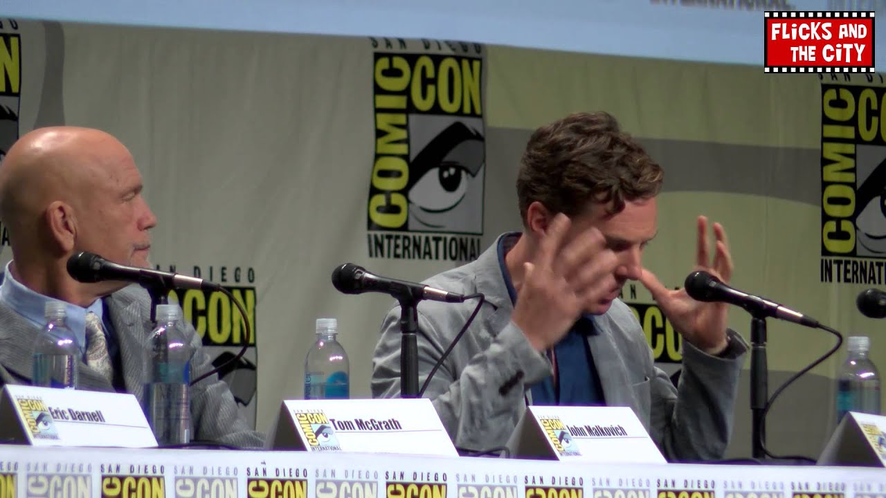 BENEDICT CUMBERBATCH At Comic Con - Doctor Strange, Sherlock & Penguins of Madagascar