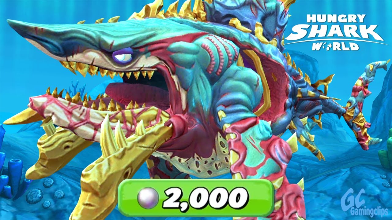 ALPHA ZOMBIE SHARK unlocked in Hungry Shark World