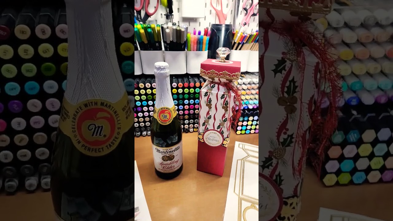 stack your Anna Griffin perfume boxes to make a beautiful beverage holder!