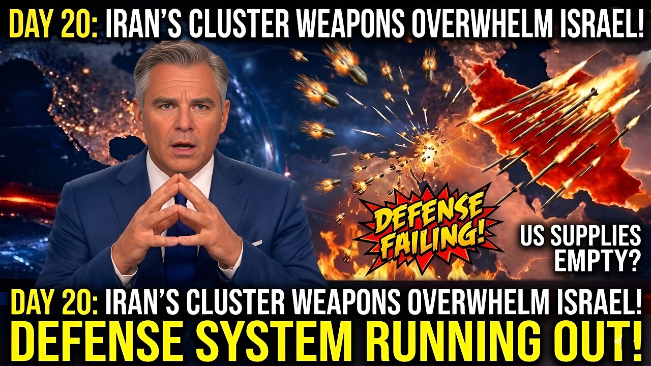 Day 20: Iran&rsquo;s 61st Missile Wave Uses Cluster Warheads &mdash; Are Defenses Running Out?
