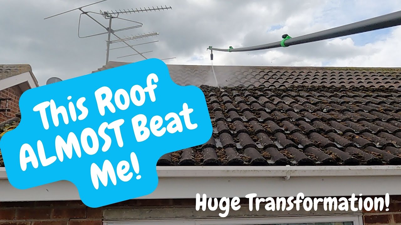 I ALMOST GAVE UP! - This Roof Clean Was A Nightmare!
