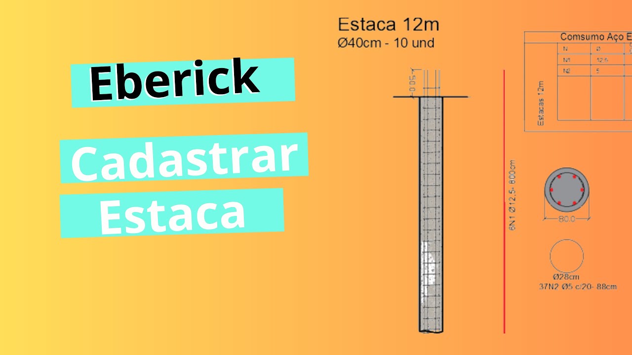 Como cadastrar estaca no Eberick