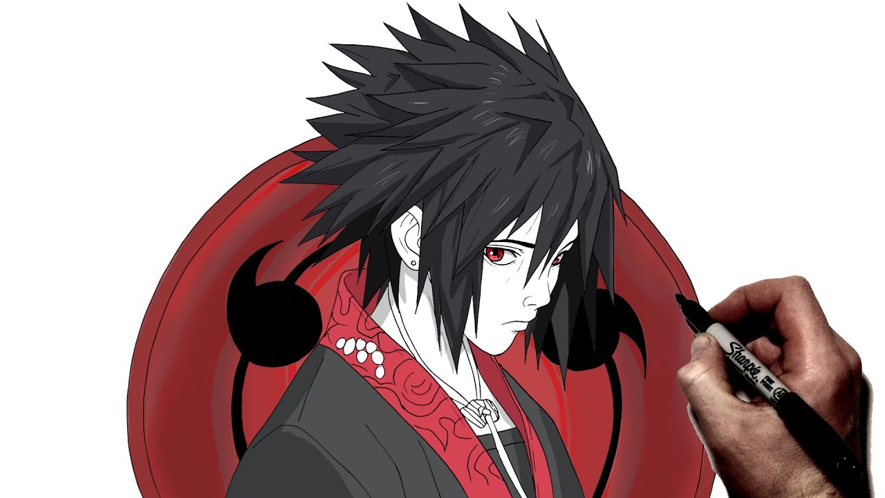 How To Draw Sasuke (Alt) | Step By Step | Naruto