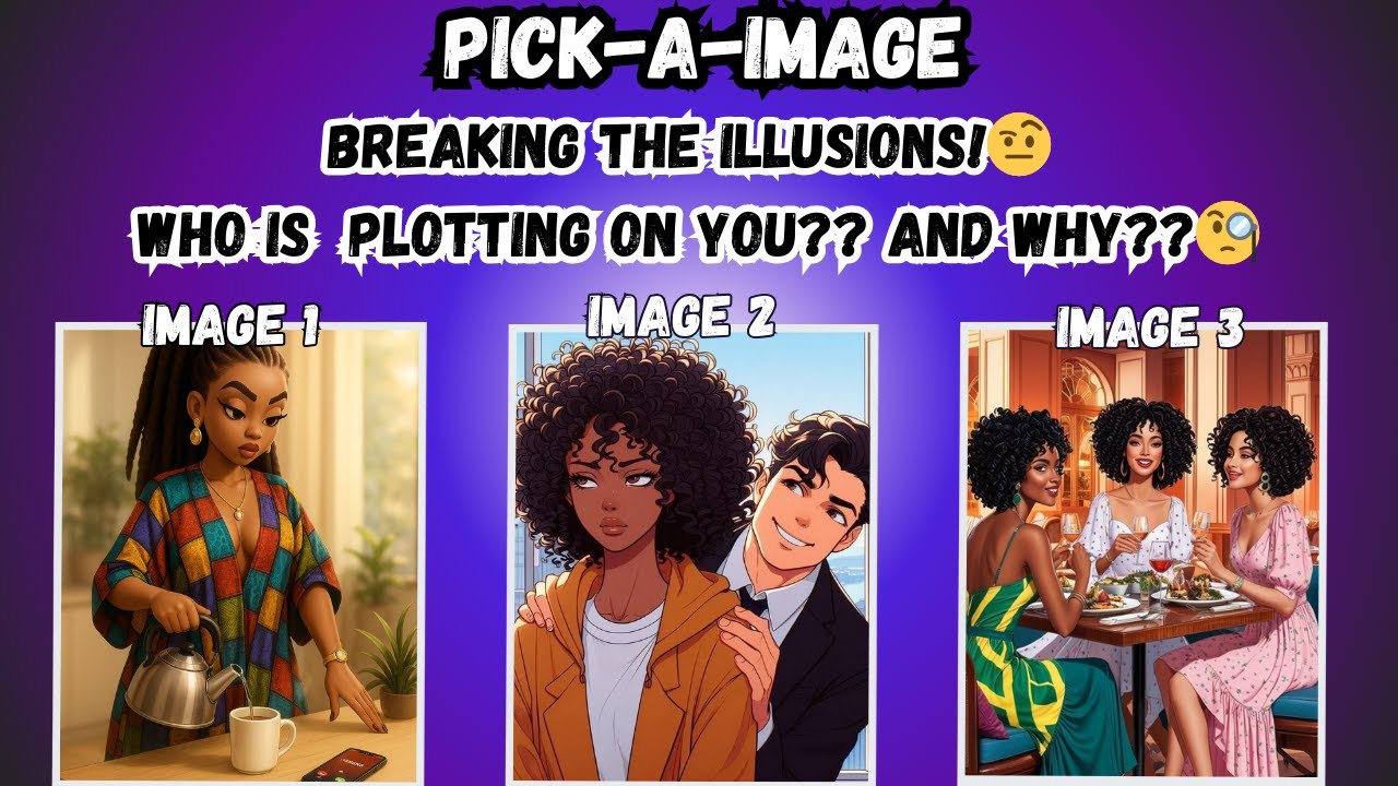 PICK-A-IMAGE: WHO IS PLOTTING ON YOU ?? AND WHY??🧐🧐🧐