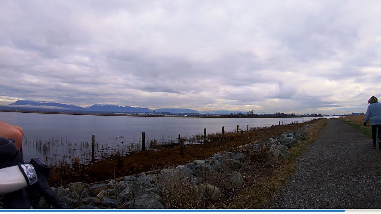 Bike On the Richmond Dyke, With Seashore Bird Sounds
