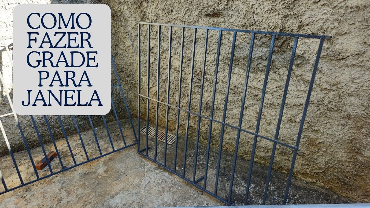 Como fazer grade de proteção para janela