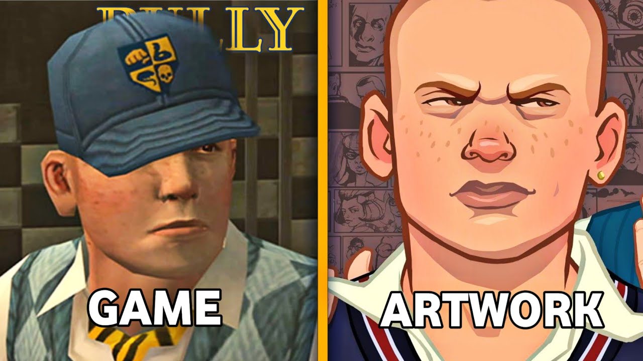 BULLY - ARTWORK vs GAME!