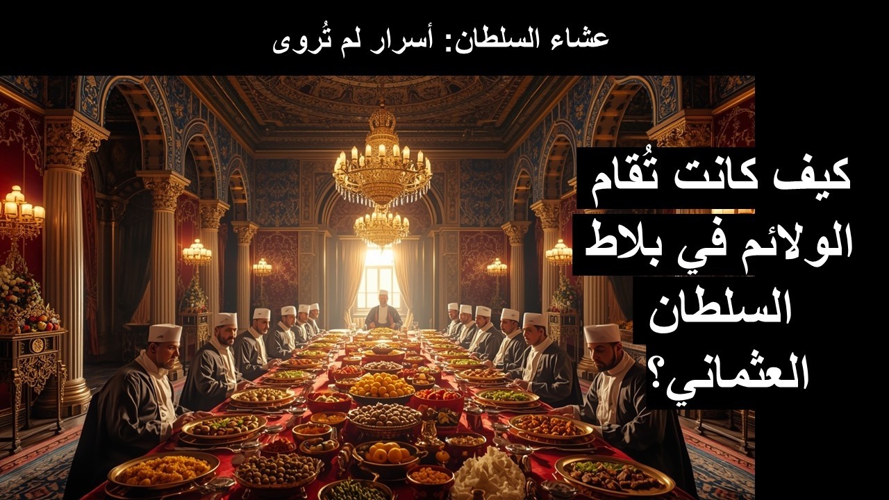 كيف كانت تُقام الولائم في بلاط السلطان العثماني؟