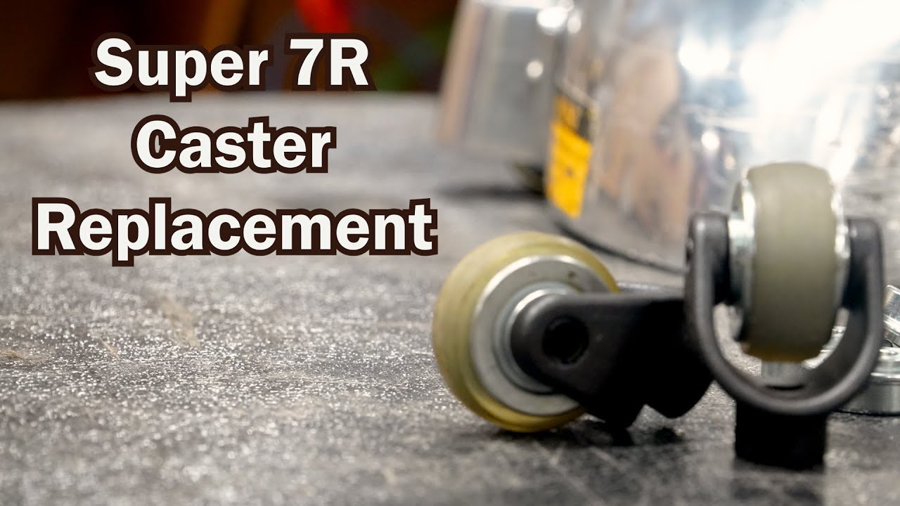 Changing Out Casters On The American Sanders Super 7R  Edger | City Floor Supply