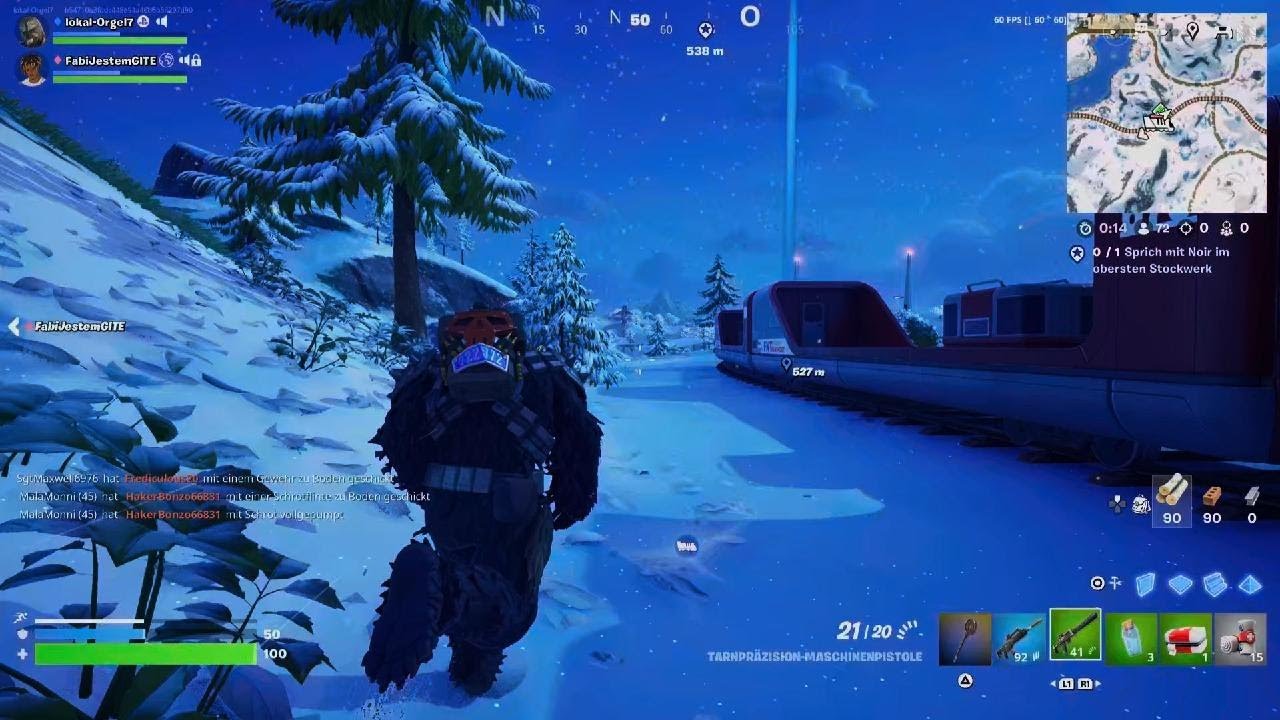 Fortnite mit der Geschichte weiter gekommen