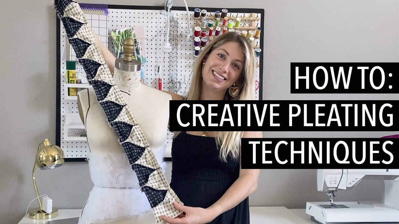 Unique pleating techniques, Advanced pleating tutorial for Fashion Design
