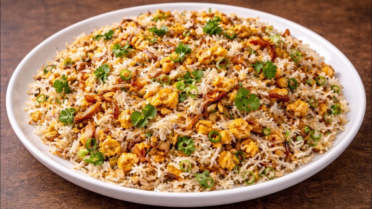 झटपट अंडा फ्राई राइस 10 मिनट में तैयार लंच रेसिपी#food #egg 