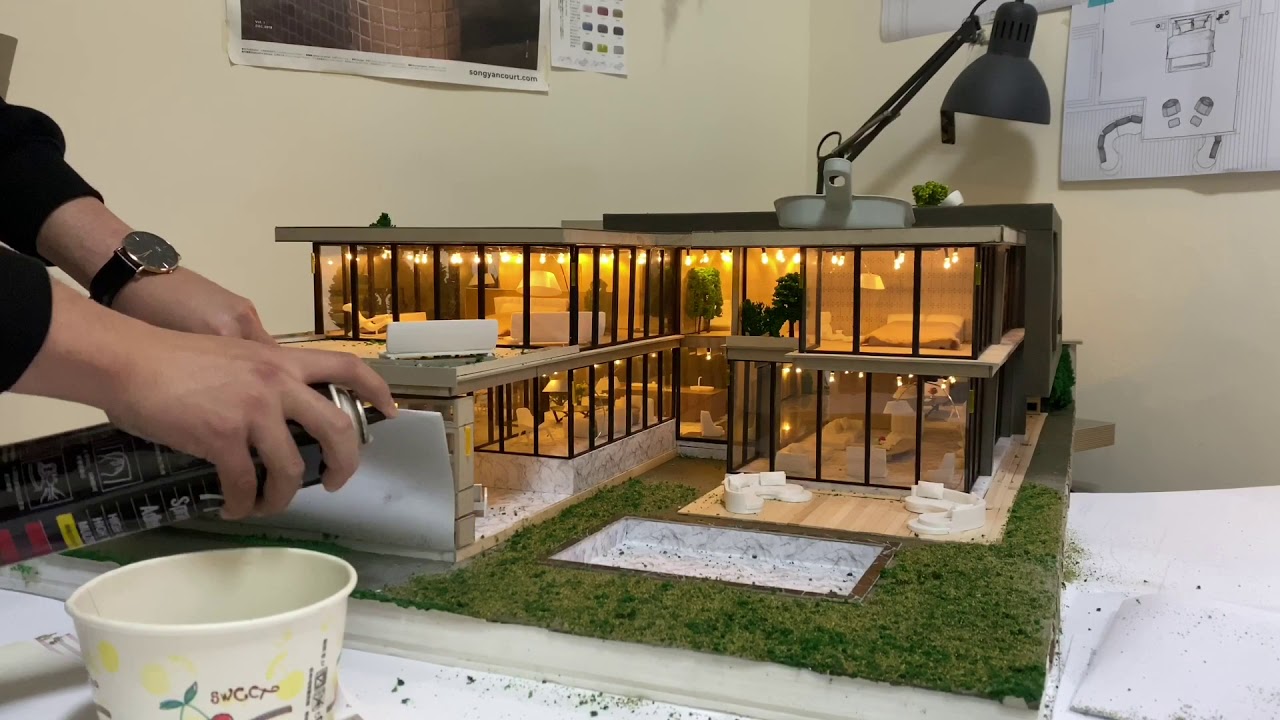 建築模型製作--建築模型の作り方