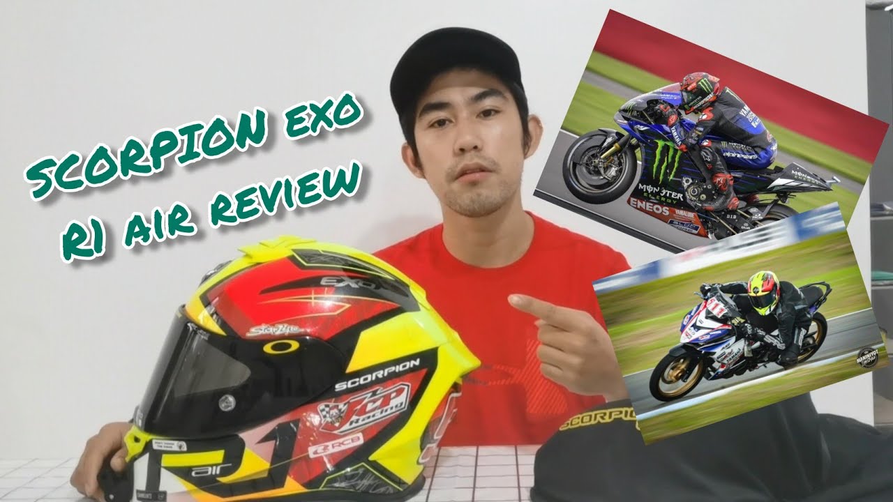 Motoguieb review | Scorpion exo r1 air racing helmet review