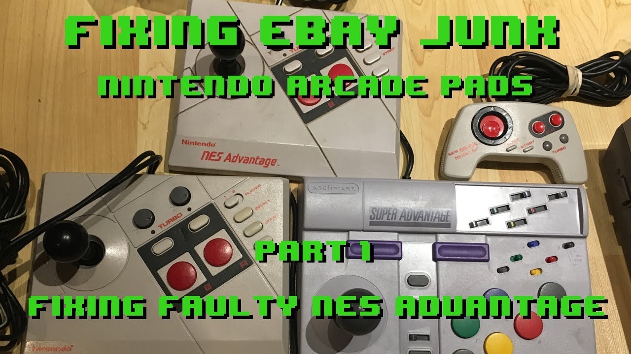 Fixing eBay Junk - Nintendo Arcade Pads Part 1 - Fixing NES Advantage