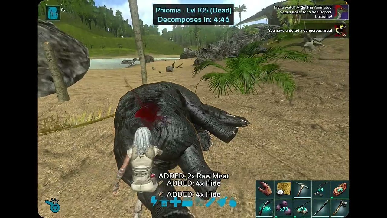 ARK Survival Evolved เอาชีวิตรอดโหมดยากสุดและห้ามตาย
