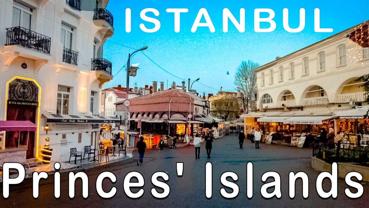 Big Island of Istanbul is peaceful in Winter. Buyukada Walking in 4K.