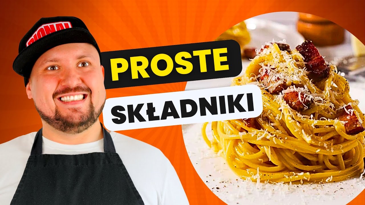 SPAGHETTI&nbsp;CARBONARA&nbsp;PRZEPIS&nbsp;PO POLSKU W 10 MINUT!