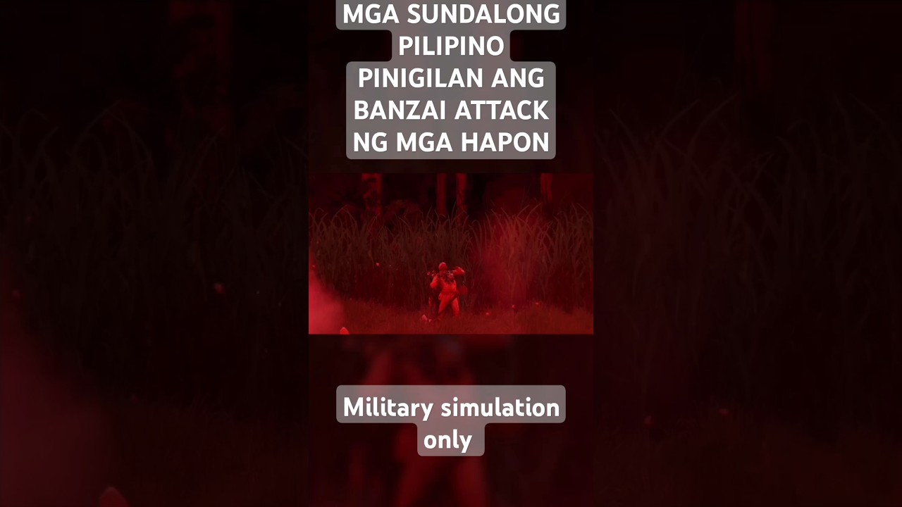 FILIPPINO WW2 vs  BANZAI ATTACK ARMA III #youtubeshorts #arma3 #gaming