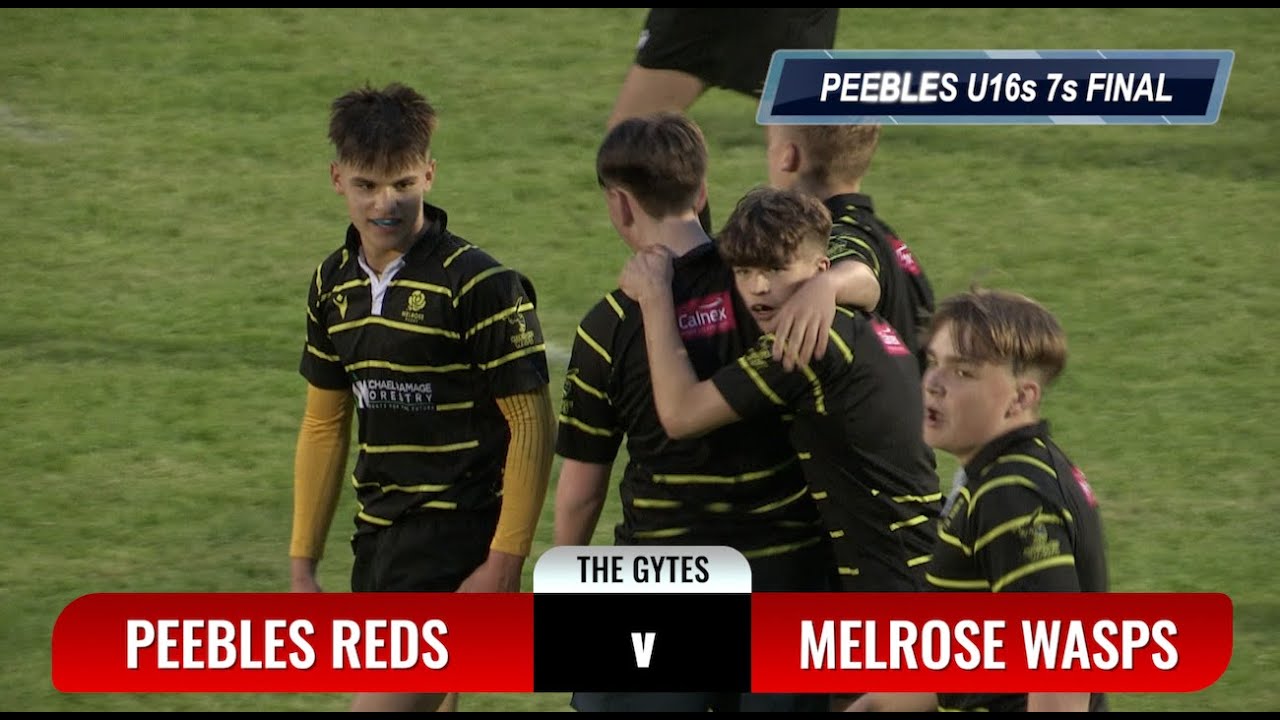 PEEBLES U16s FINAL 2023 - HIGHLIGHTS - MELROSE WASPS v PEEBLES REDS