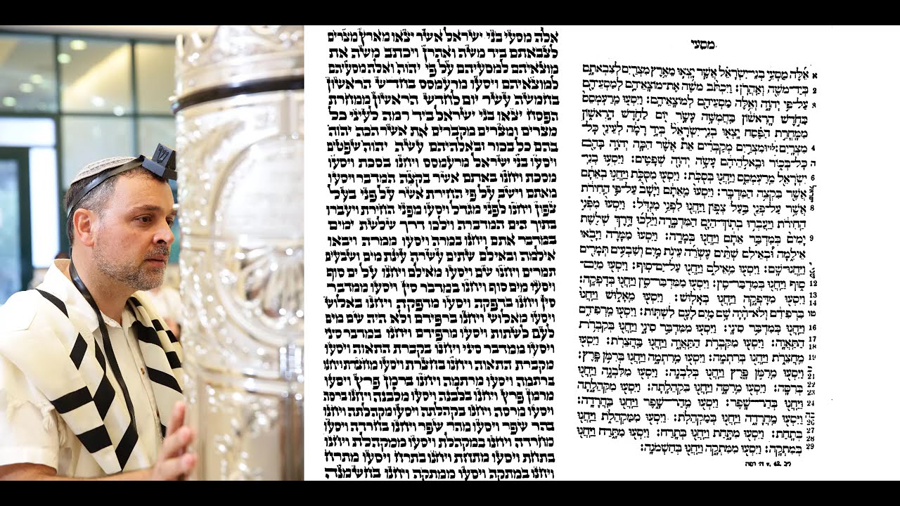 קריאת התורה, בלחן מרוקאי, פרשת מסעי.        בשלמותה.     מצורף טקסט מתיקון קוראים, כדי לסייע למשננים