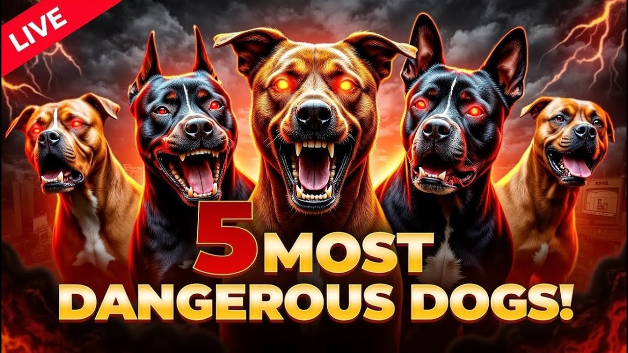 Top 5 Fearless And Muscular Dog Breeds In the World 🔥🔥 #shorts