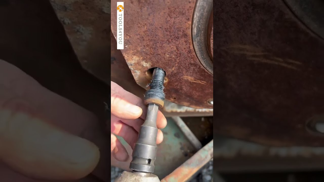 Remove damaged hex bolts