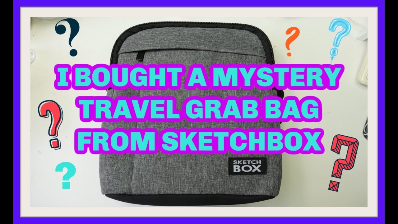 SKETCHBOX  MYSTERY TRAVEL GRAB BAG  WHATS IN IT????