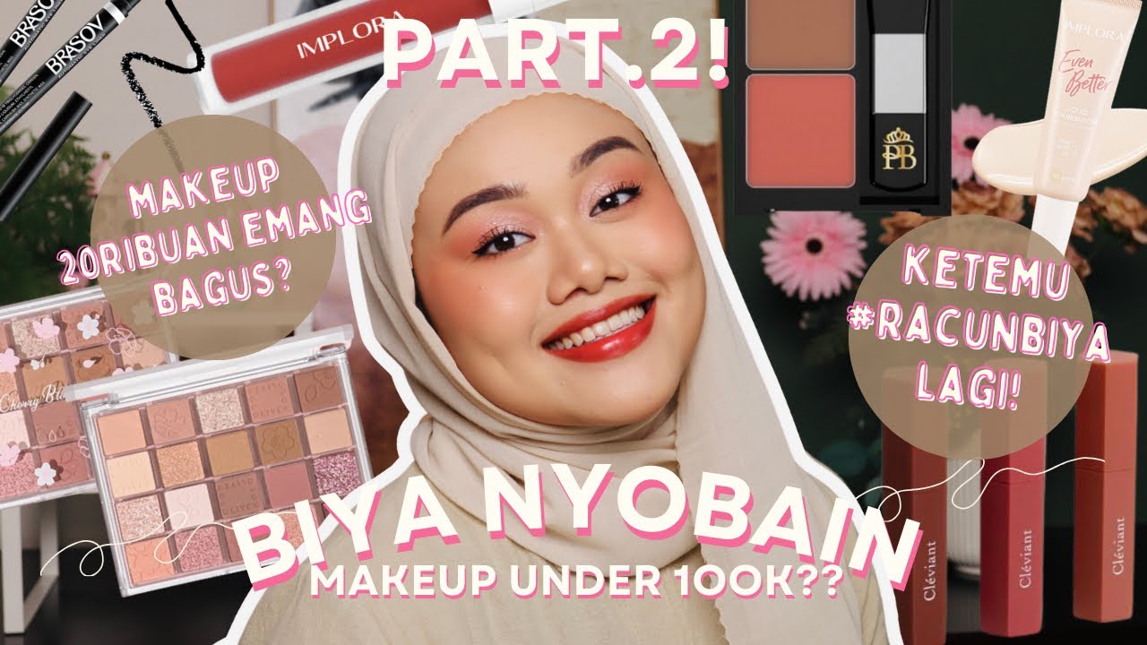 MAKEUP DIBAWAH 100 RIBU EPS.2!!! Happy bgt ini bagus2!!!