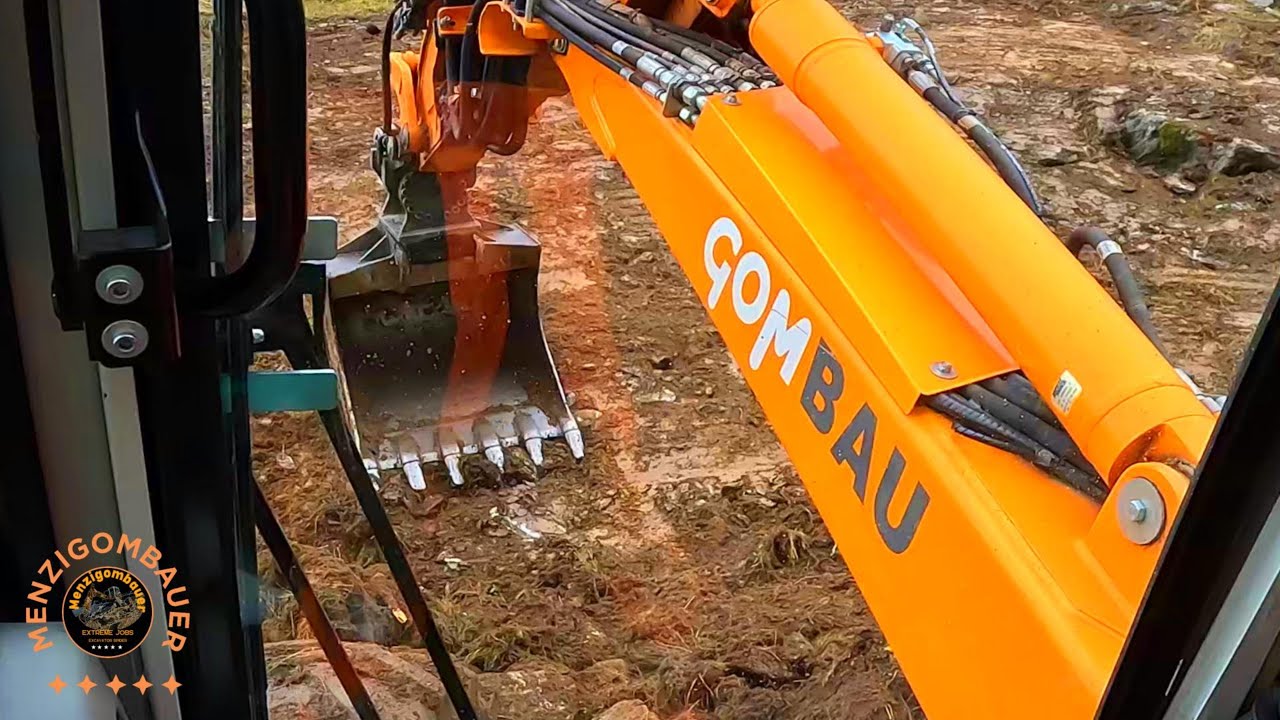 Perfekte Kontrolle mit einem Menzi Muck Schreitbagger