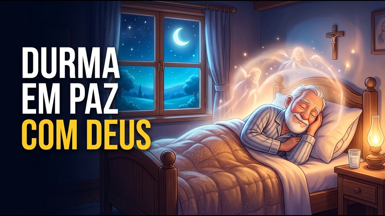 Durma na Presença de Deus | Sussurros de Paz e Descanso Profundo – Música Gospel para Dormir