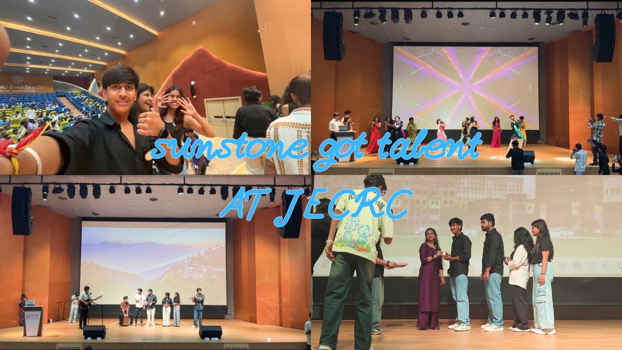 Day 17 at JECRC | Sunstone Got Talent Event 🎉 