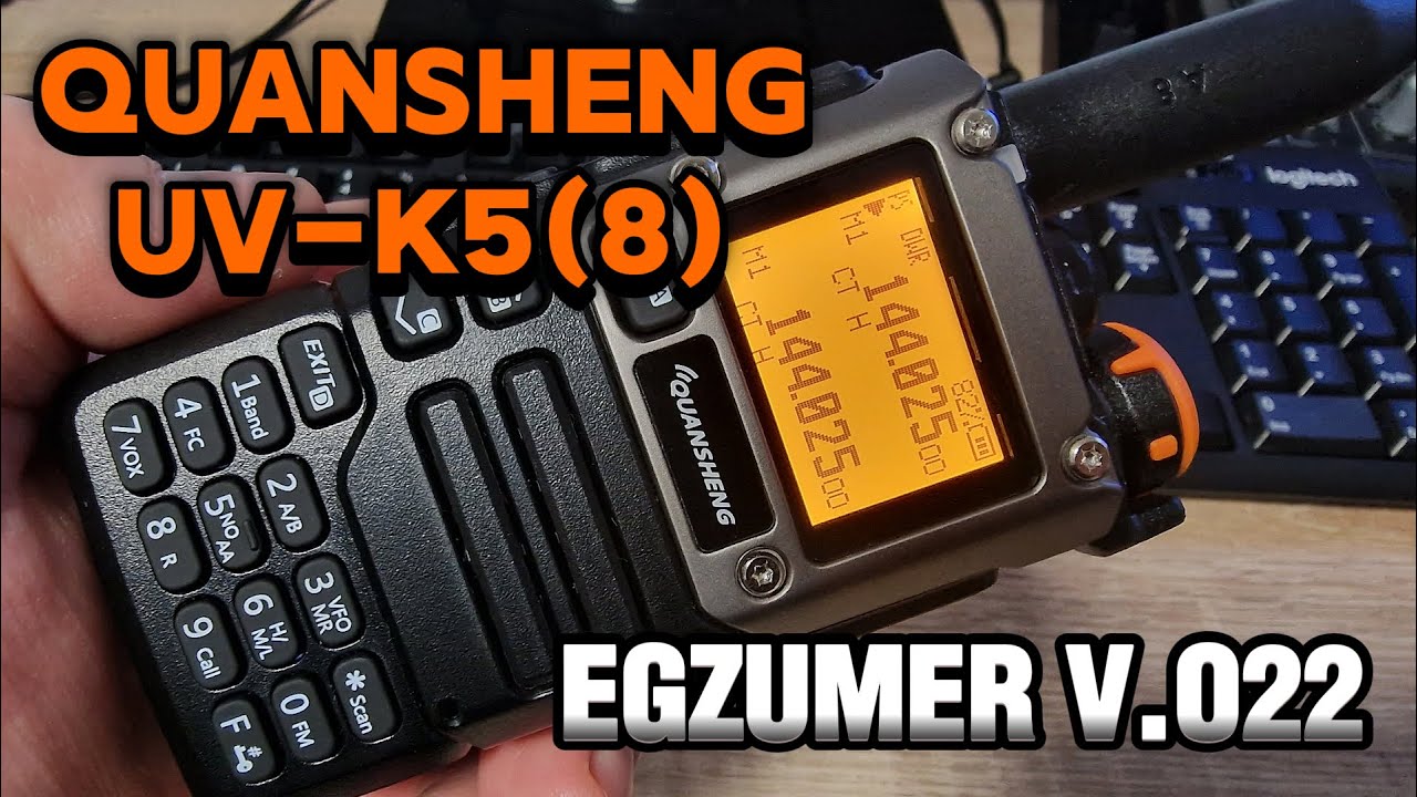 Quansheng UV-K5 (8) EGzumer V0.22 firmware update aktualizacja softu