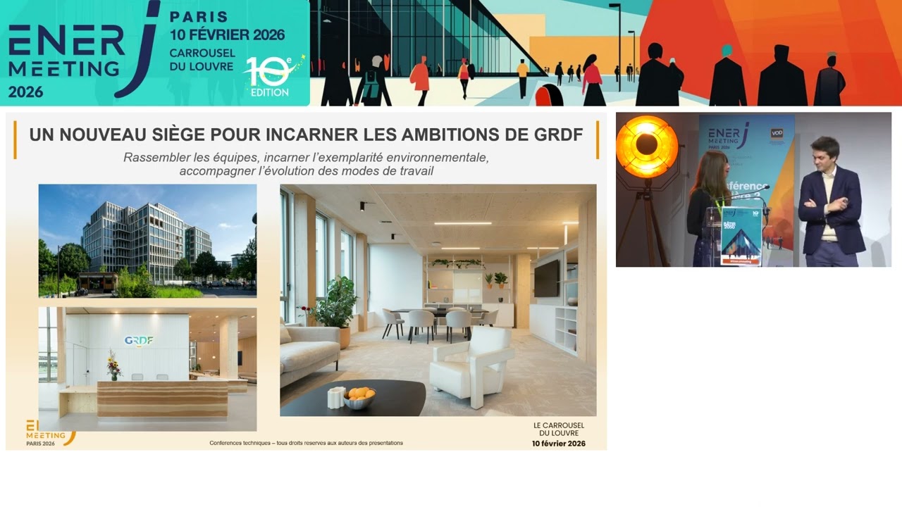 Construction mixte et bas carbone. Siège des bureaux GRDF à la Seine-Saint-Denis