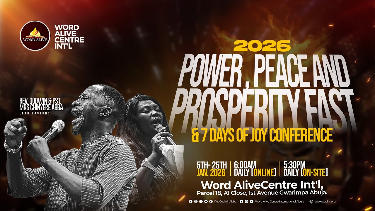 POWER, PEACE & PROSPERITY FAST II DAY 12 II 16-01-2025