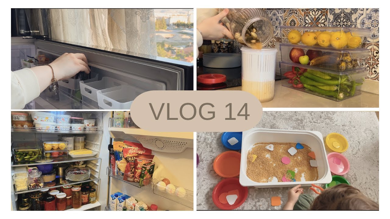 Buzdolabı düzeni | Sessiz vlog