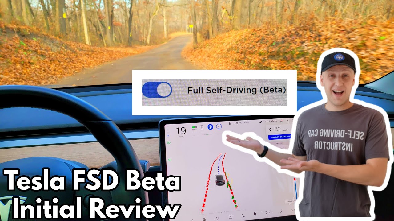 Tesla Full Self Driving Beta Tackles Dirt Roads and More! | 2020.44.10.2 | BIGGER Autopilot Visuals