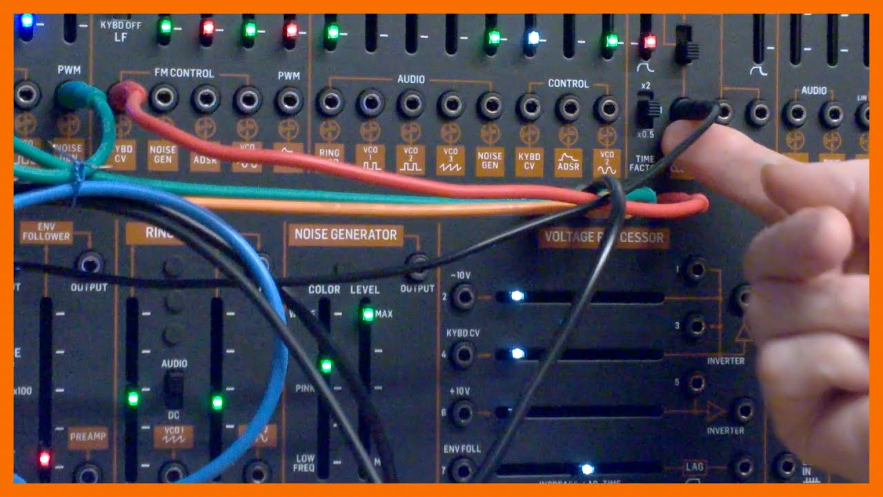 Connecting a Behringer 960 sequential controller to a 2600.