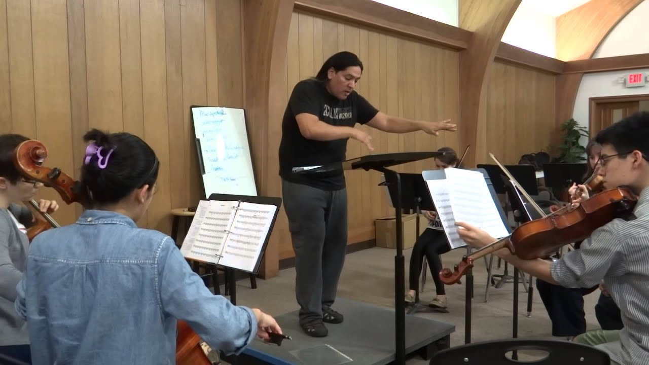 Kashmir,string section practice, arranged and conducted by Fredyx(by Led Zeppelin)