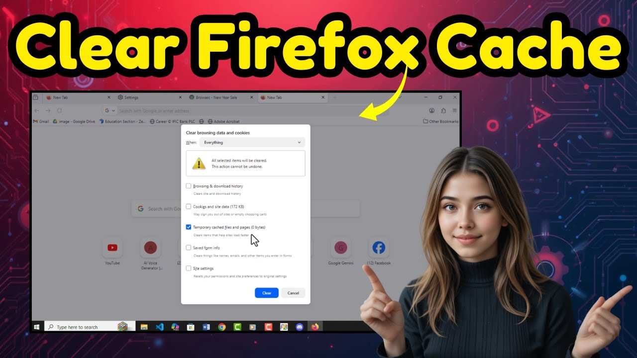 Как очистить кэш Firefox | Исправление проблем с загрузкой и освобождение места (2026)