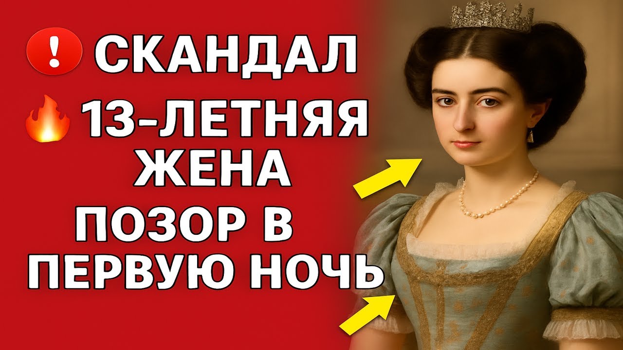 СКАНДАЛ ПЕРВОЙ БРАЧНОЙ НОЧИ ТРИНАДЦАТИЛЕТНЕЙ ЖЕНЫ