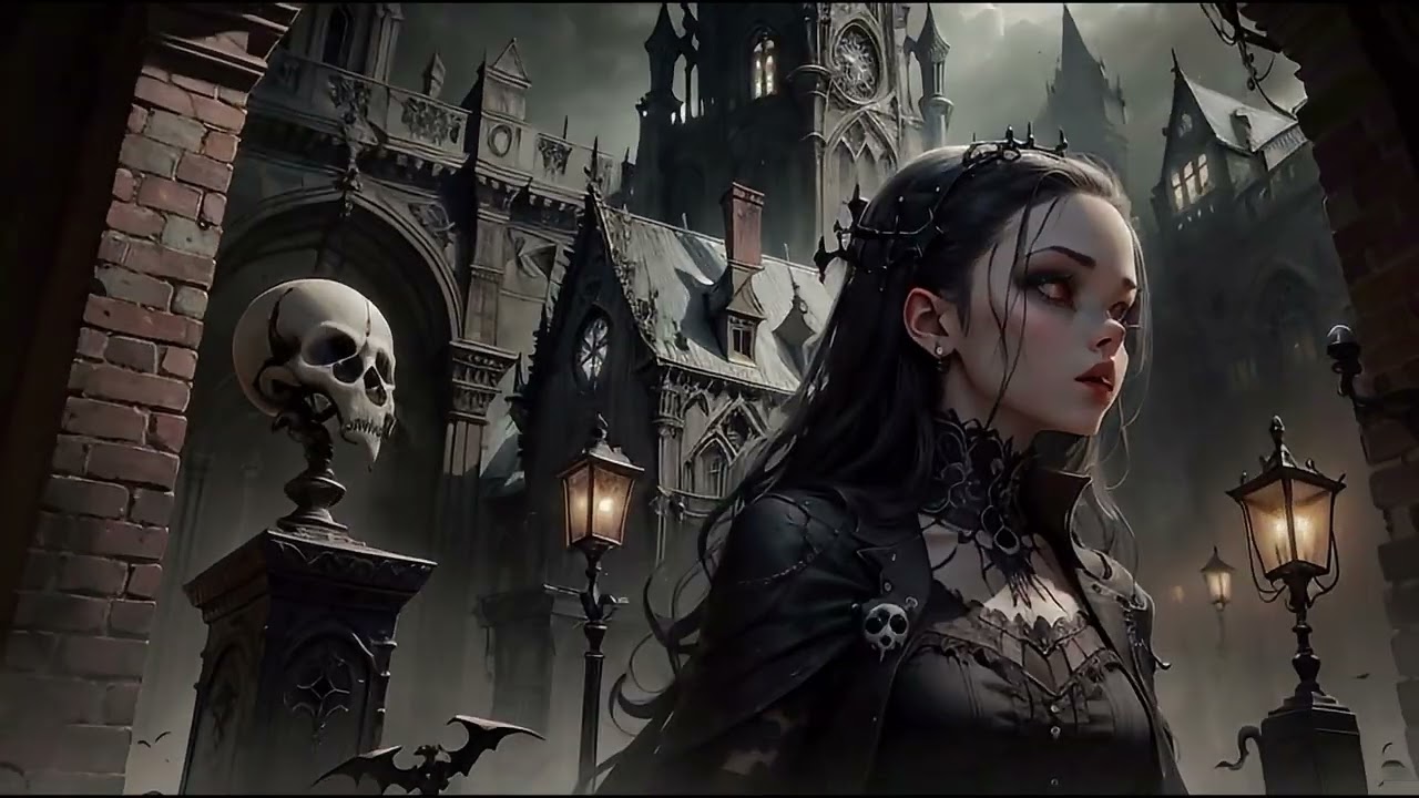 Gothic Girl | 1 hour of AI Animation